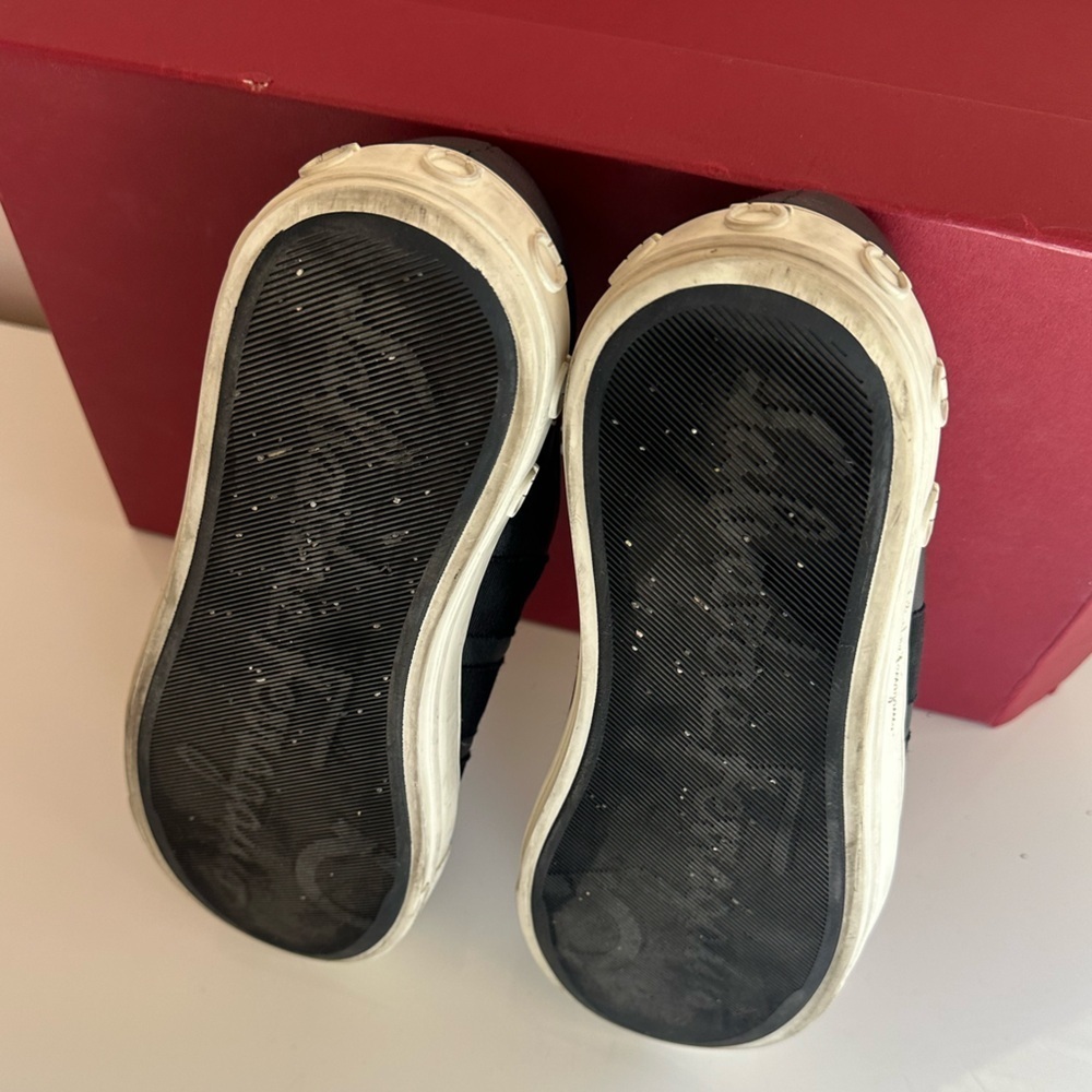 Salvatore Ferragamo Nataly sneakers 8C nero calf - Picture 6 of 7